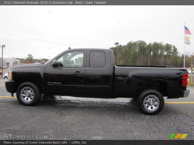 Black / Dark Titanium 2011 Chevrolet Silverado 1500 LS Extended Cab