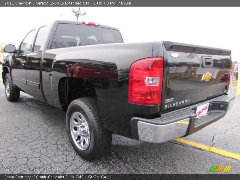 Black / Dark Titanium 2011 Chevrolet Silverado 1500 LS Extended Cab