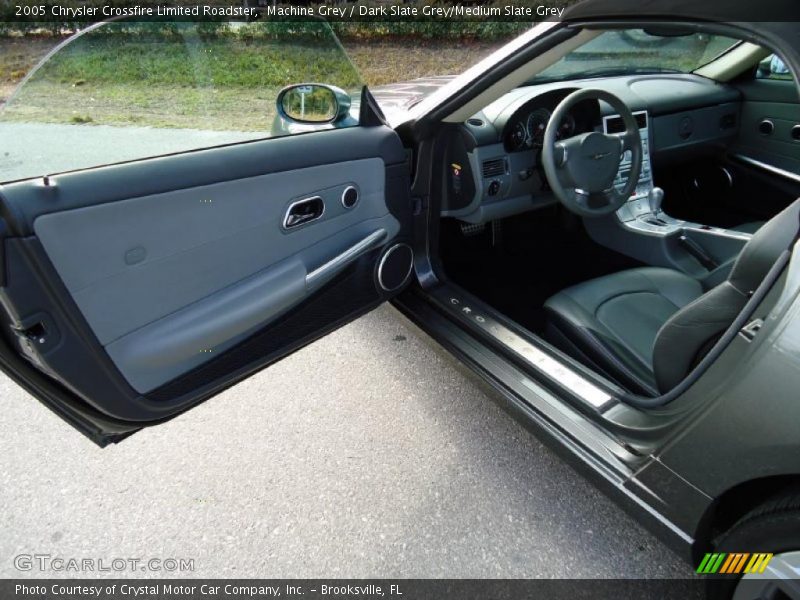Machine Grey / Dark Slate Grey/Medium Slate Grey 2005 Chrysler Crossfire Limited Roadster