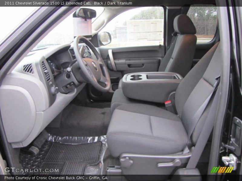 Black / Dark Titanium 2011 Chevrolet Silverado 1500 LS Extended Cab