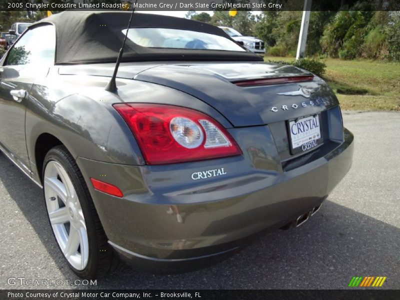 Machine Grey / Dark Slate Grey/Medium Slate Grey 2005 Chrysler Crossfire Limited Roadster