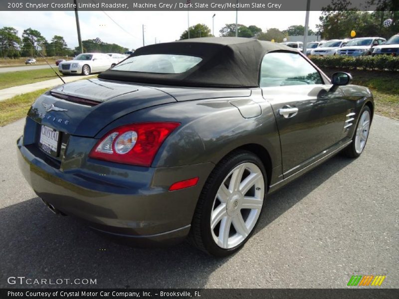 Machine Grey / Dark Slate Grey/Medium Slate Grey 2005 Chrysler Crossfire Limited Roadster