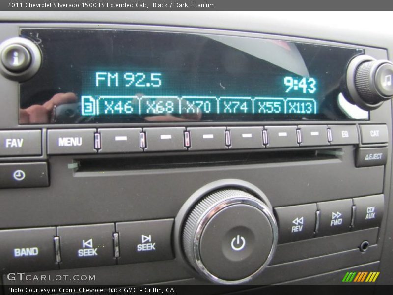 Black / Dark Titanium 2011 Chevrolet Silverado 1500 LS Extended Cab