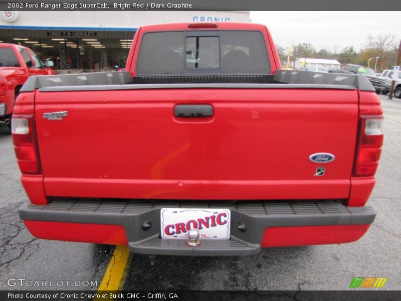 Bright Red / Dark Graphite 2002 Ford Ranger Edge SuperCab