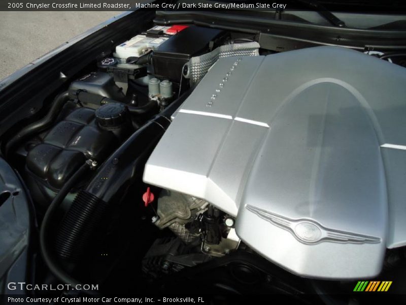 Machine Grey / Dark Slate Grey/Medium Slate Grey 2005 Chrysler Crossfire Limited Roadster