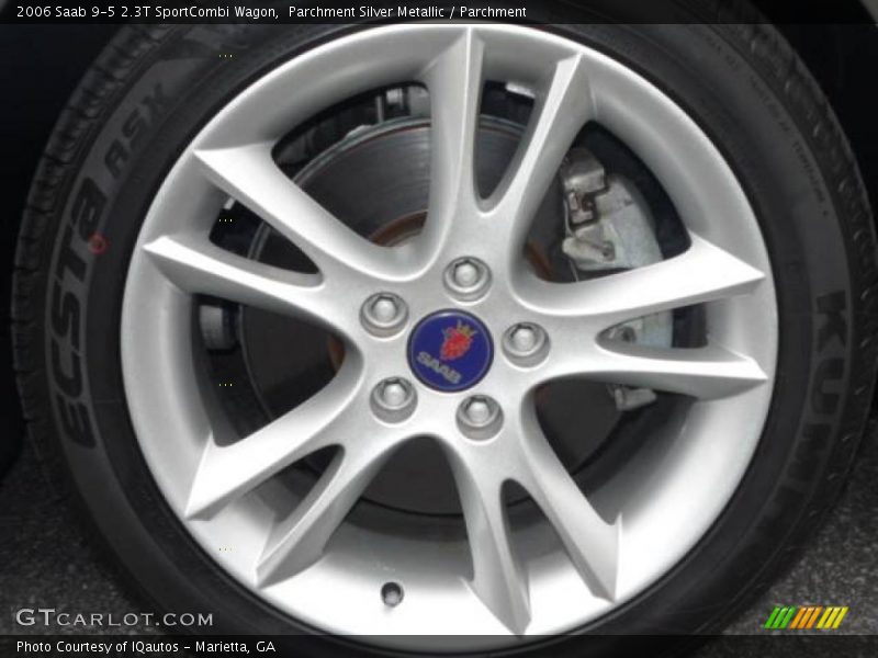 Parchment Silver Metallic / Parchment 2006 Saab 9-5 2.3T SportCombi Wagon