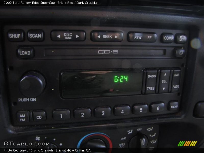 Bright Red / Dark Graphite 2002 Ford Ranger Edge SuperCab