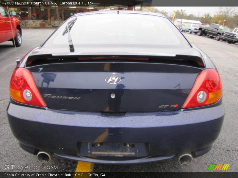 Carbon Blue / Black 2003 Hyundai Tiburon GT V6