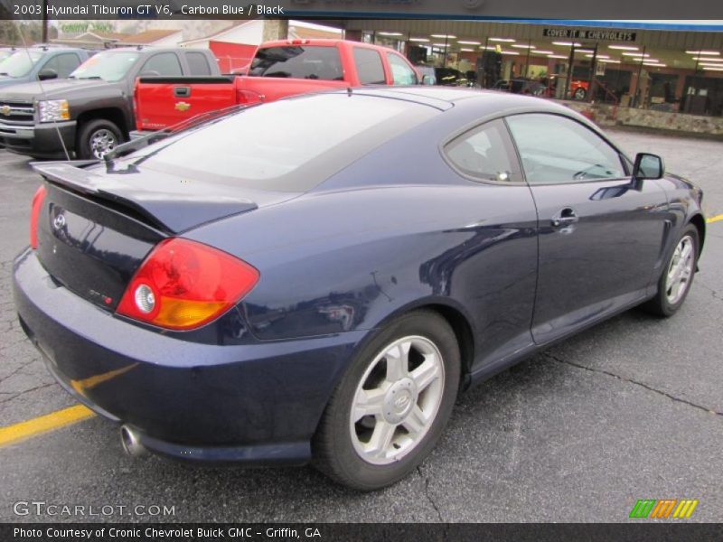 Carbon Blue / Black 2003 Hyundai Tiburon GT V6