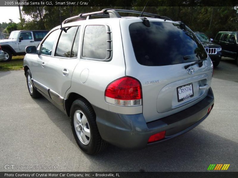 Smart Silver / Gray 2005 Hyundai Santa Fe GLS