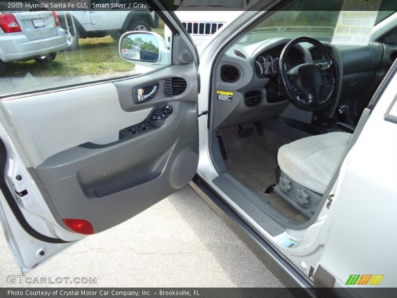 Smart Silver / Gray 2005 Hyundai Santa Fe GLS