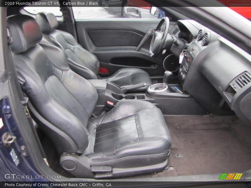 Carbon Blue / Black 2003 Hyundai Tiburon GT V6