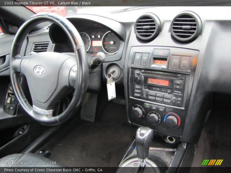 Carbon Blue / Black 2003 Hyundai Tiburon GT V6