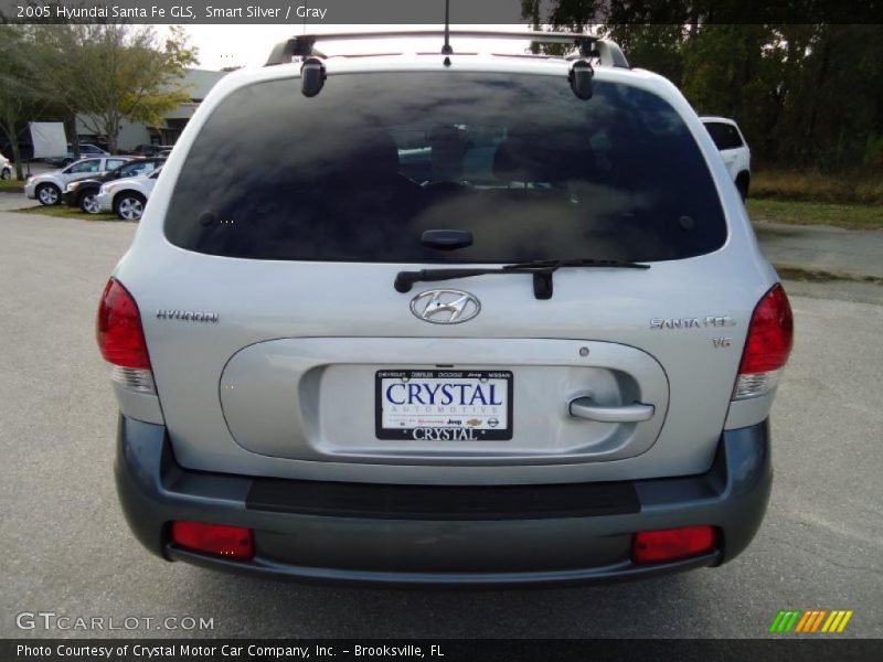 Smart Silver / Gray 2005 Hyundai Santa Fe GLS