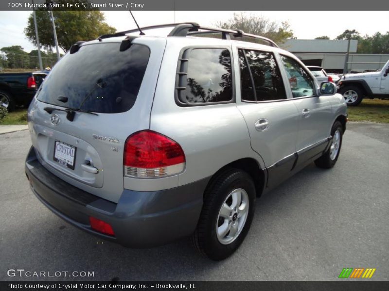 Smart Silver / Gray 2005 Hyundai Santa Fe GLS