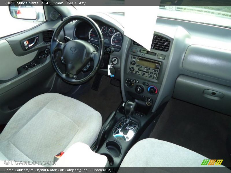 Smart Silver / Gray 2005 Hyundai Santa Fe GLS