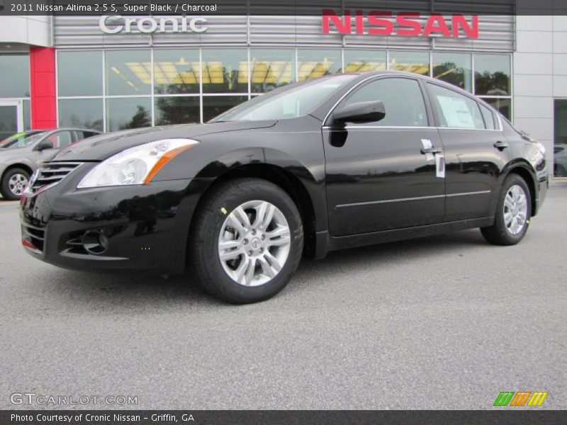 Super Black / Charcoal 2011 Nissan Altima 2.5 S