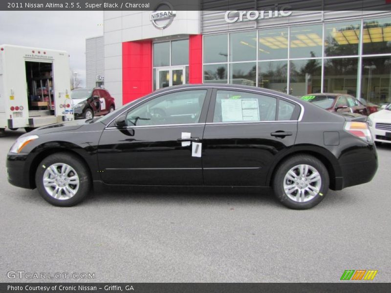 Super Black / Charcoal 2011 Nissan Altima 2.5 S