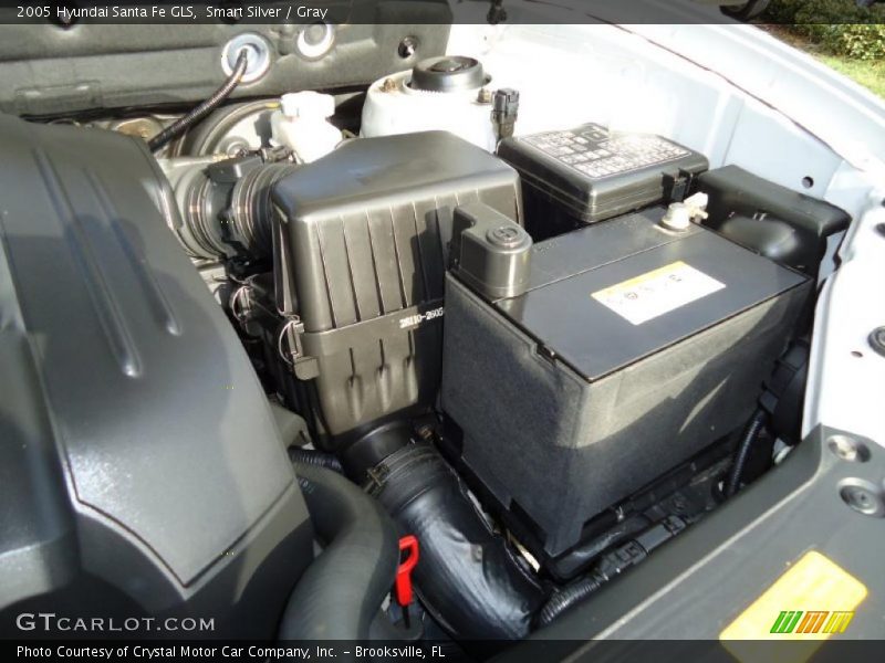 Smart Silver / Gray 2005 Hyundai Santa Fe GLS