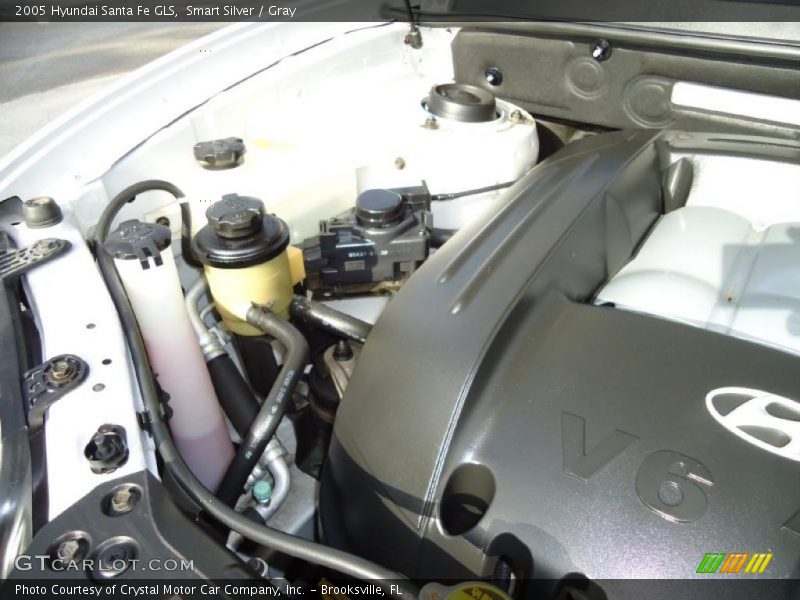 Smart Silver / Gray 2005 Hyundai Santa Fe GLS