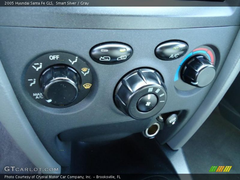 Smart Silver / Gray 2005 Hyundai Santa Fe GLS