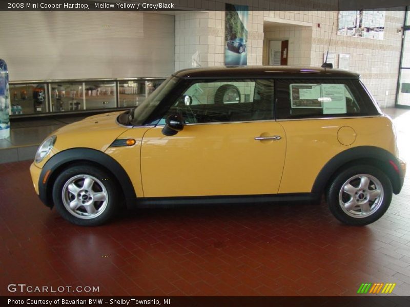 Mellow Yellow / Grey/Black 2008 Mini Cooper Hardtop