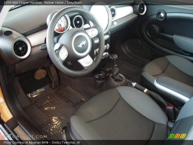 Mellow Yellow / Grey/Black 2008 Mini Cooper Hardtop
