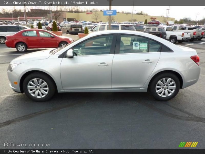 Silver Ice Metallic / Medium Titanium 2011 Chevrolet Cruze LT