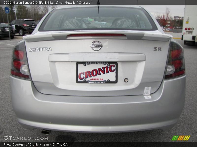 Brilliant Silver Metallic / Charcoal 2011 Nissan Sentra 2.0 SR