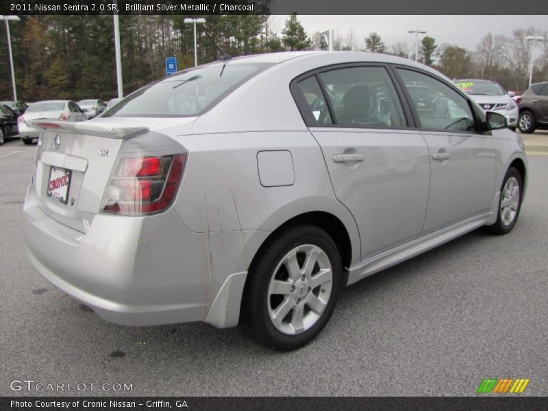 Brilliant Silver Metallic / Charcoal 2011 Nissan Sentra 2.0 SR