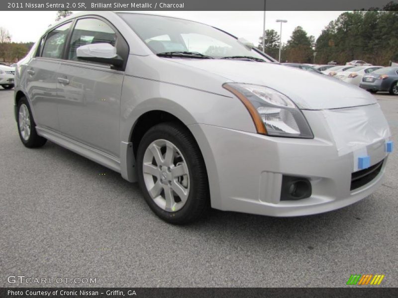 Brilliant Silver Metallic / Charcoal 2011 Nissan Sentra 2.0 SR