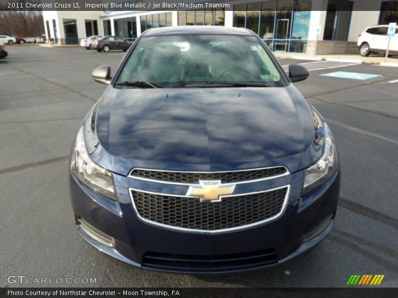 Imperial Blue Metallic / Jet Black/Medium Titanium 2011 Chevrolet Cruze LS