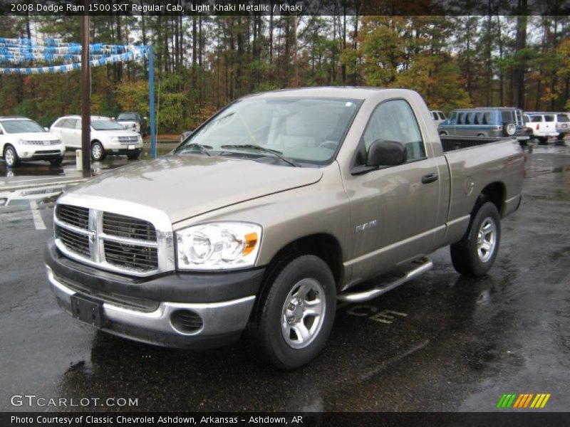 Light Khaki Metallic / Khaki 2008 Dodge Ram 1500 SXT Regular Cab