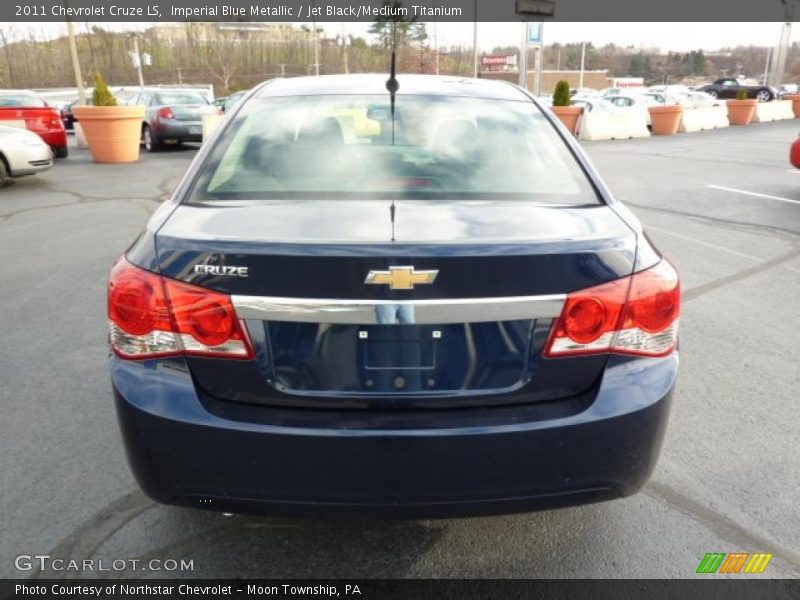 Imperial Blue Metallic / Jet Black/Medium Titanium 2011 Chevrolet Cruze LS