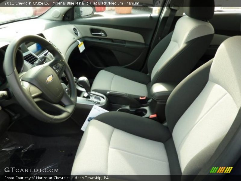 Imperial Blue Metallic / Jet Black/Medium Titanium 2011 Chevrolet Cruze LS