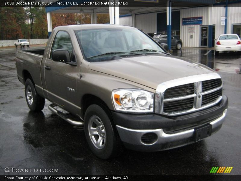 Light Khaki Metallic / Khaki 2008 Dodge Ram 1500 SXT Regular Cab