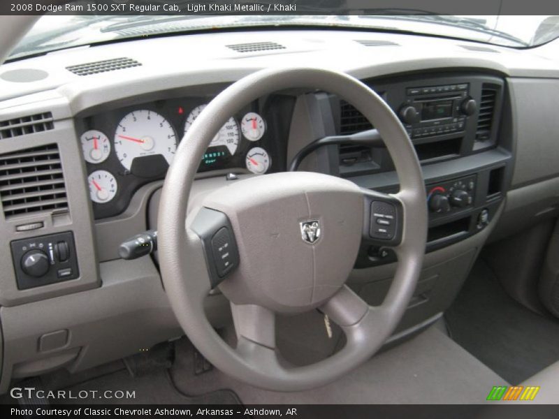 Light Khaki Metallic / Khaki 2008 Dodge Ram 1500 SXT Regular Cab