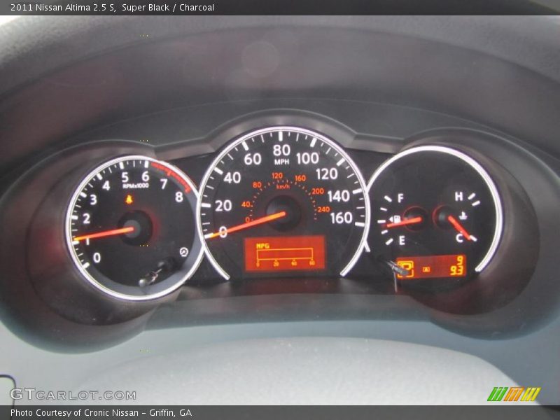 Super Black / Charcoal 2011 Nissan Altima 2.5 S