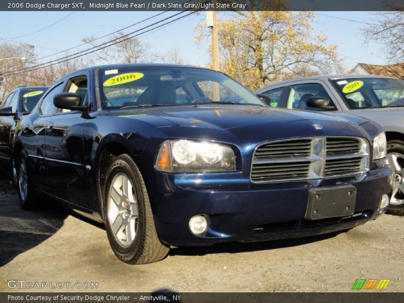 Midnight Blue Pearl / Dark Slate Gray/Light Slate Gray 2006 Dodge Charger SXT