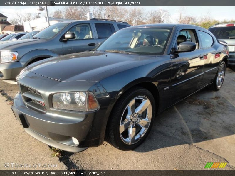 Steel Blue Metallic / Dark Slate Gray/Light Graystone 2007 Dodge Charger R/T