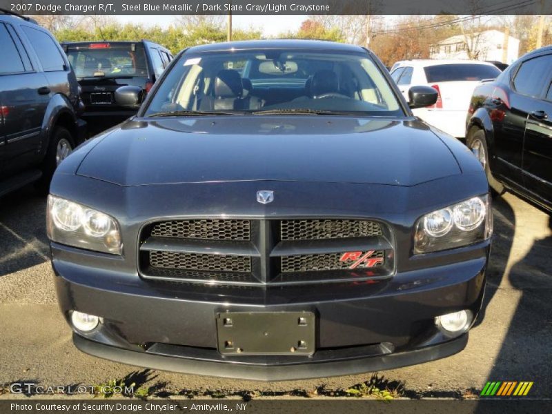 Steel Blue Metallic / Dark Slate Gray/Light Graystone 2007 Dodge Charger R/T