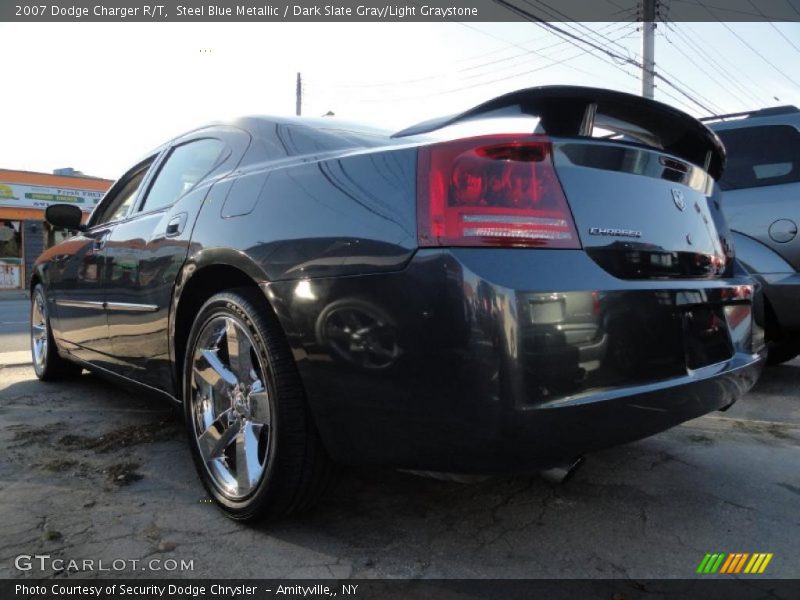 Steel Blue Metallic / Dark Slate Gray/Light Graystone 2007 Dodge Charger R/T