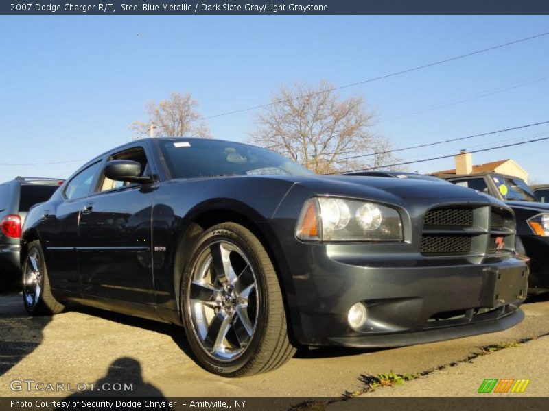 Steel Blue Metallic / Dark Slate Gray/Light Graystone 2007 Dodge Charger R/T