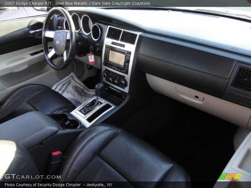 Steel Blue Metallic / Dark Slate Gray/Light Graystone 2007 Dodge Charger R/T