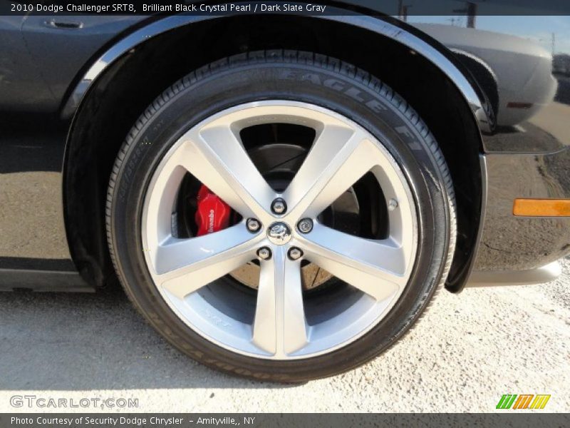 Brilliant Black Crystal Pearl / Dark Slate Gray 2010 Dodge Challenger SRT8