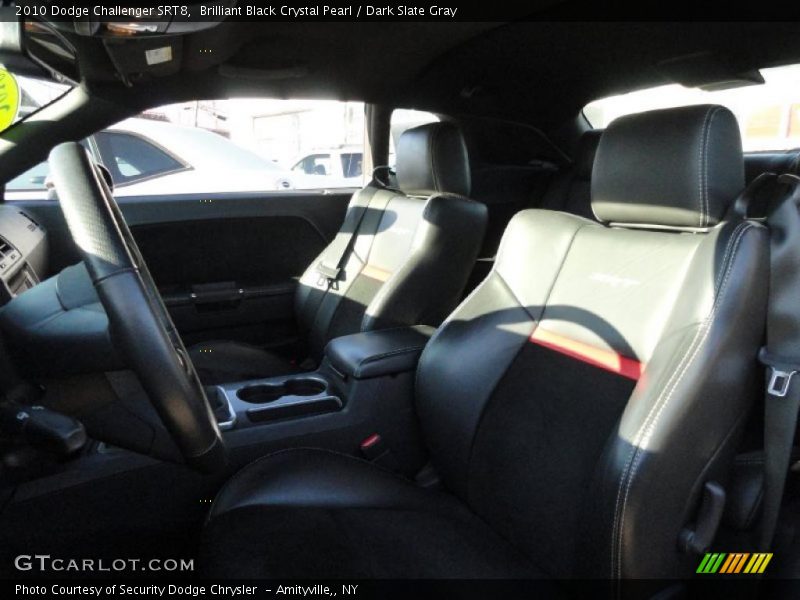 Brilliant Black Crystal Pearl / Dark Slate Gray 2010 Dodge Challenger SRT8