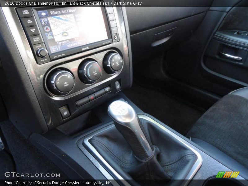 Brilliant Black Crystal Pearl / Dark Slate Gray 2010 Dodge Challenger SRT8