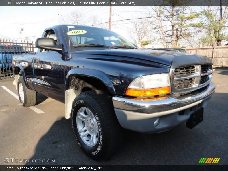 Patriot Blue Pearl / Dark Slate Gray 2004 Dodge Dakota SLT Regular Cab 4x4