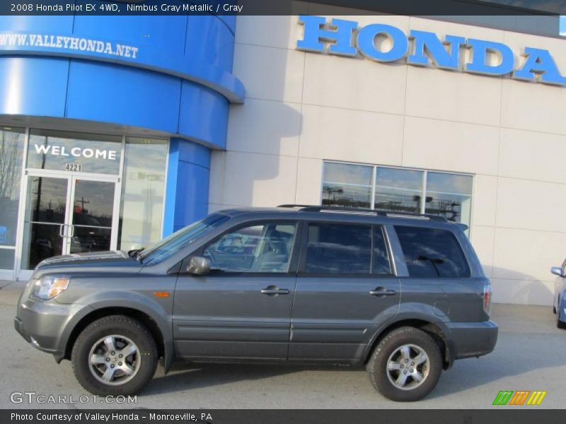 Nimbus Gray Metallic / Gray 2008 Honda Pilot EX 4WD