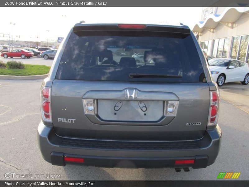 Nimbus Gray Metallic / Gray 2008 Honda Pilot EX 4WD